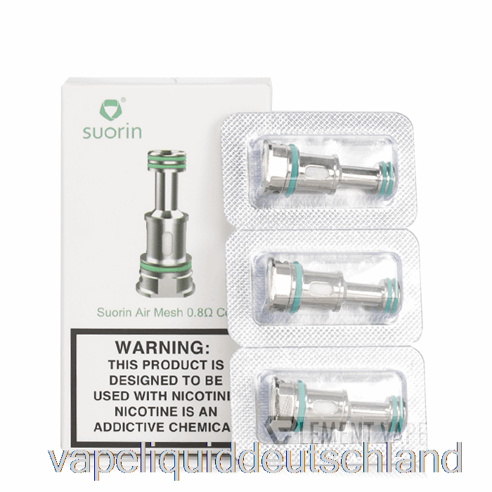 Suorin Air Mod Ersatzspulen 0,8 Ohm Mesh Spulen Vape Deutschland